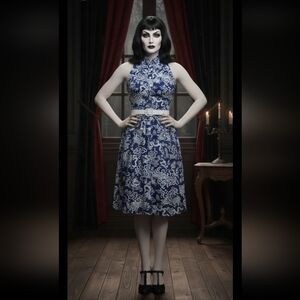 Vintage 70s Lady Carol Day Dress M